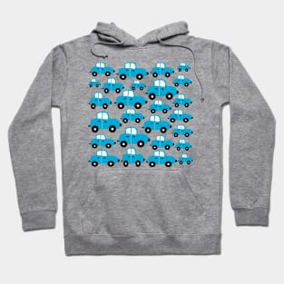 Cute blue motorcars Hoodie